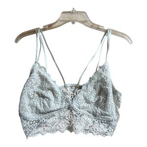 Auden Lace Bralette, White, XL